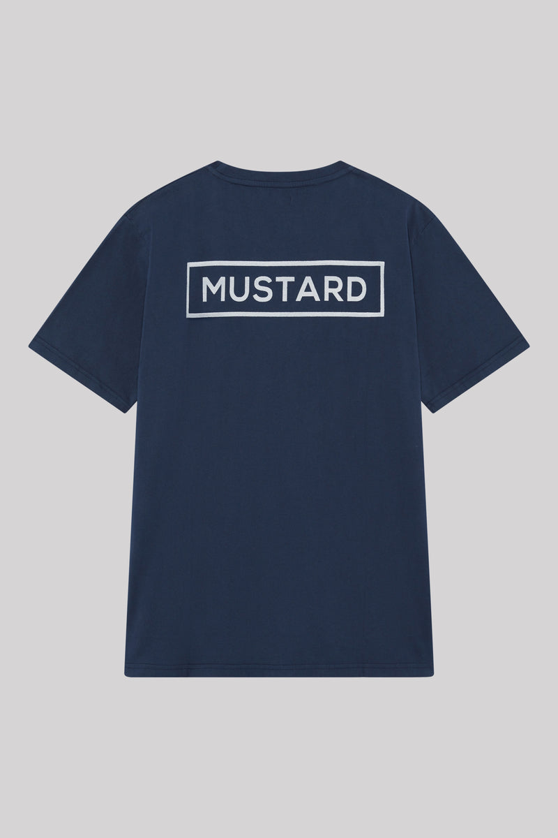 boxed tee / navy