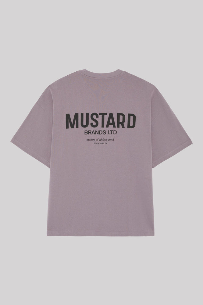 MUSTARD | LUX - Athletic Goods T-shirt , Deep Lilac