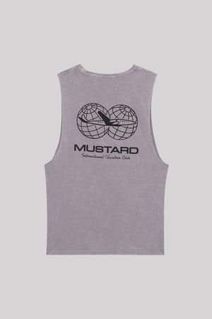 Vacation Club Singlet, Washed Lilac