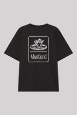 Cherub Box Fit Tee - Washed Black