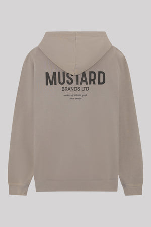 Mustard Athletic Club Hoodie, Washed Moon Dust Grey