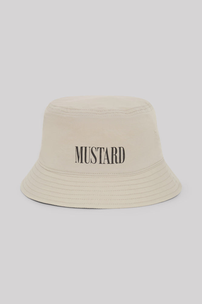 90's Nylon Bucket Hat - Off White