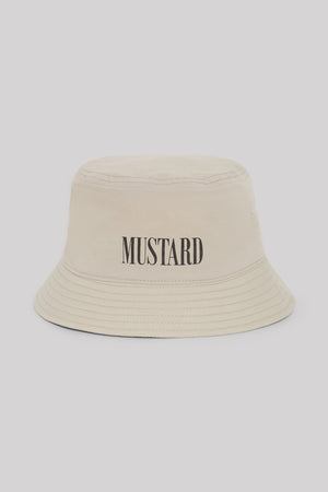 90's Nylon Bucket Hat - Off White
