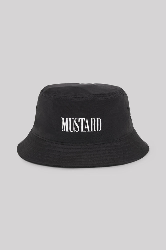 90's Nylon Bucket Hat - Black