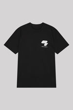 Mustard Wave Tee - Black