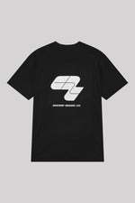 Mustard Wave Tee - Black