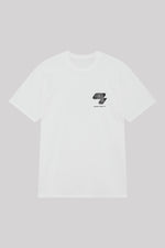 Mustard Wave Tee - White