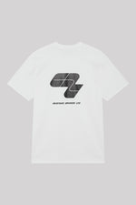 Mustard Wave Tee - White