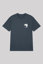 Mustard Wave Tee - Petrol