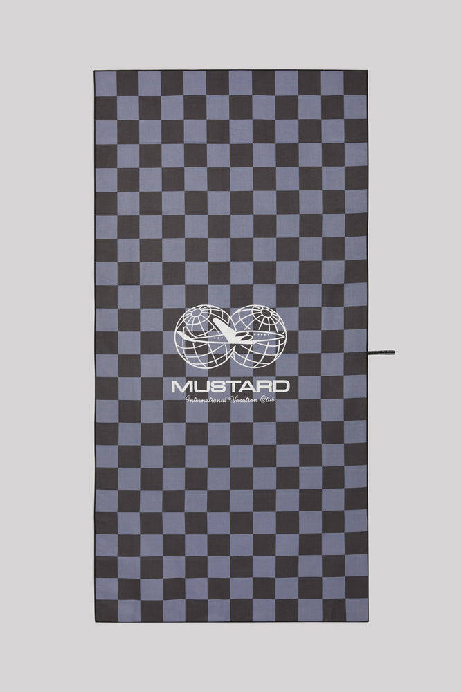Vacation club Microfibre towel - Black