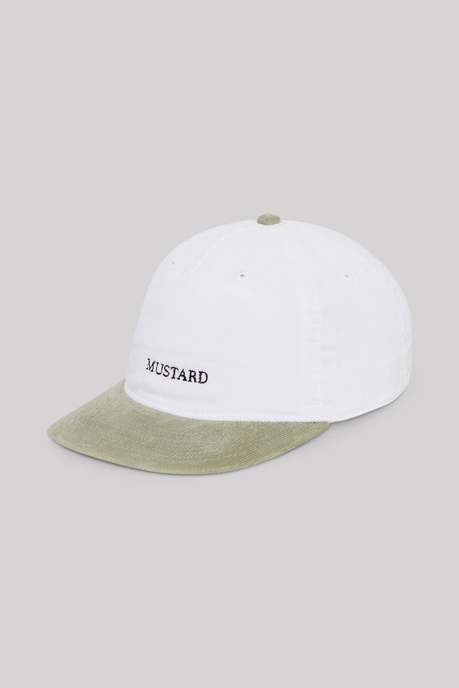 OG Cord Snap Back Cap - White/ Cream