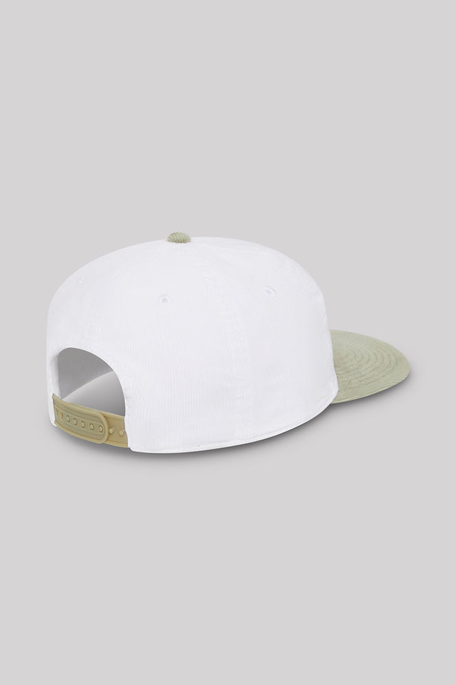OG Cord Snap Back Cap - White/ Cream
