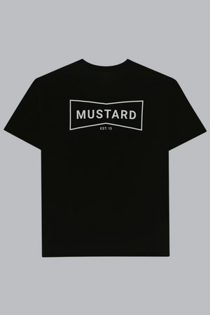 Mens Box II Monochrome Tee in Black