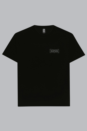 Mens Box II Monochrome Tee in Black