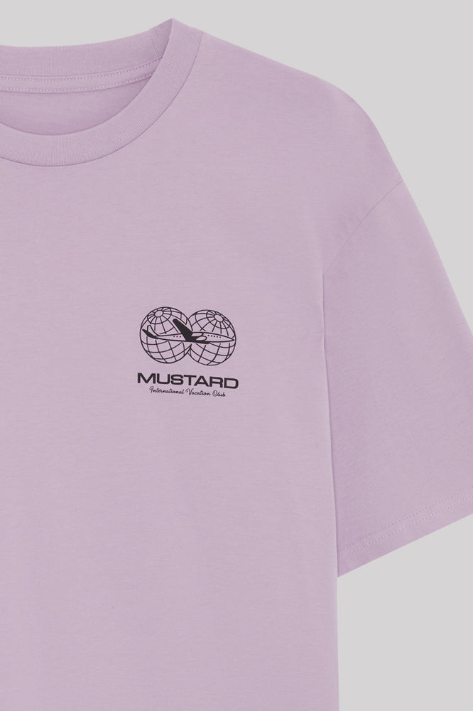 Mens Vacation Club T- Shirt, Lilac