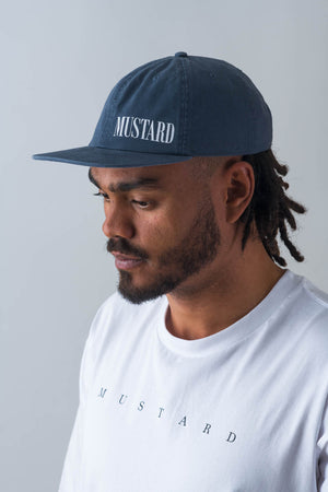 90s Strap Back Cap, Petrol Blue
