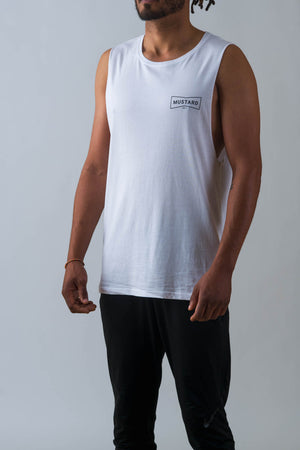 
            
                Load image into Gallery viewer, Mens Box II Singlets in White
            
        