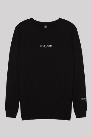 OGII Long-Sleeved Tee in Black (Red Edition)