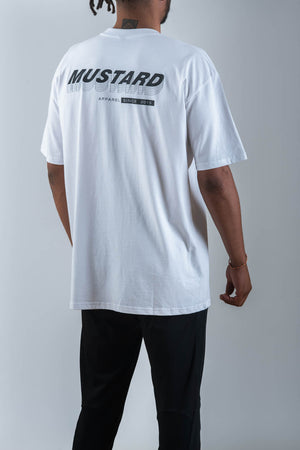 Mens Stackers Tee in White