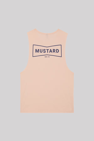 Box II Singlet, Pink/Navy